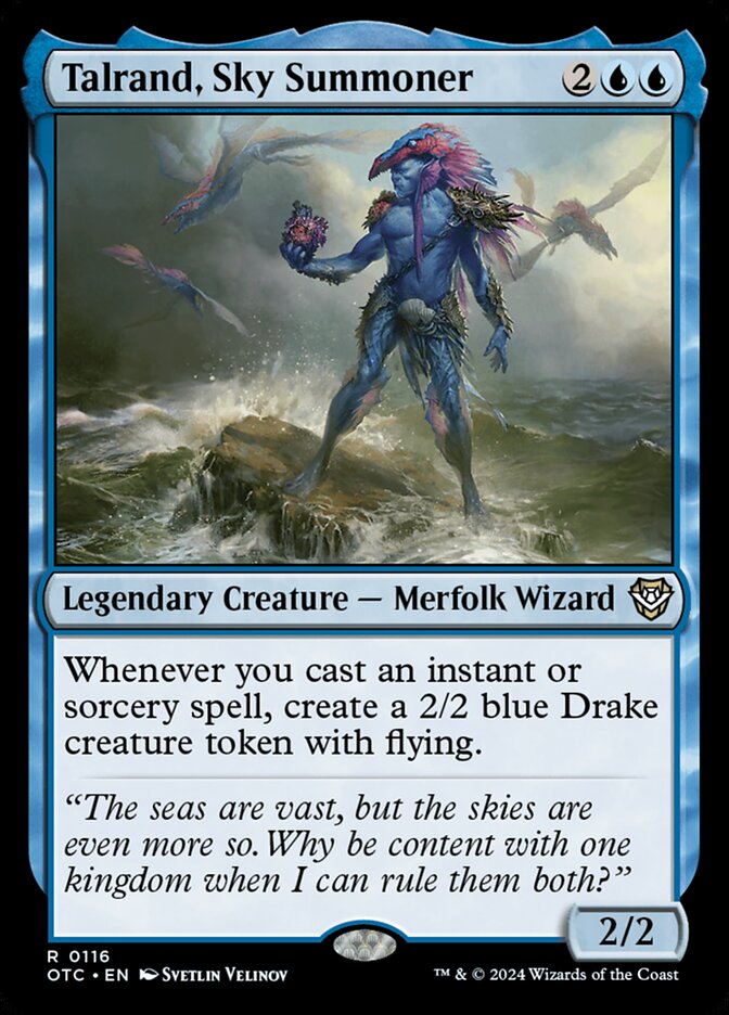 Talrand, Sky Summoner (116) - Outlaws of Thunder Junction Commander (OTC)