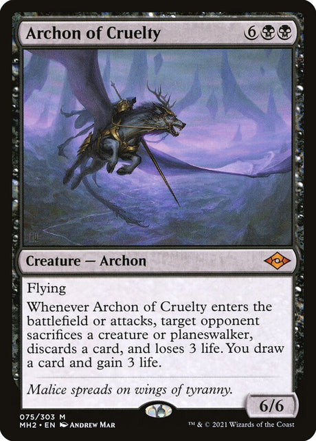Archon of Cruelty (75) - Modern Horizons 2 (MH2)