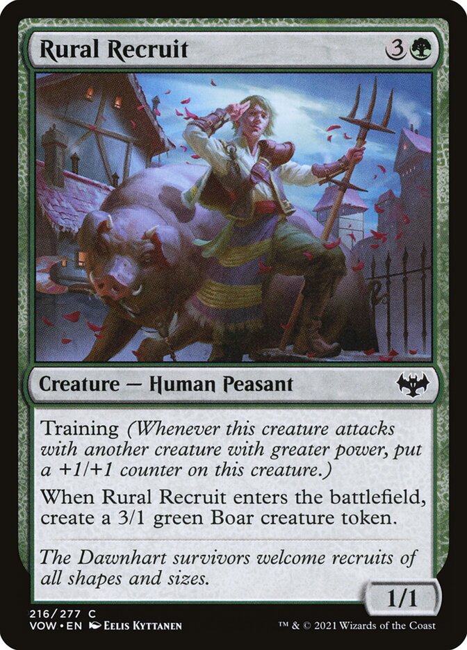 Rural Recruit (216) - Innistrad: Crimson Vow (VOW)