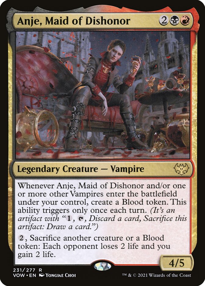 Anje, Maid of Dishonor (231) - Innistrad: Crimson Vow (VOW)