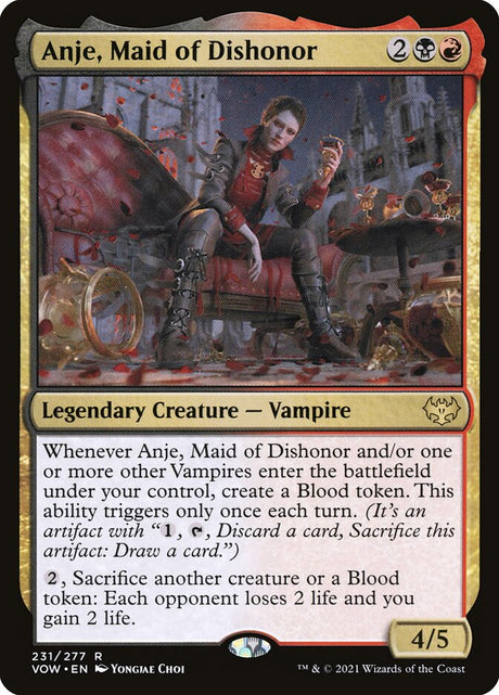 Anje, Maid of Dishonor (231) - Innistrad: Crimson Vow (VOW)