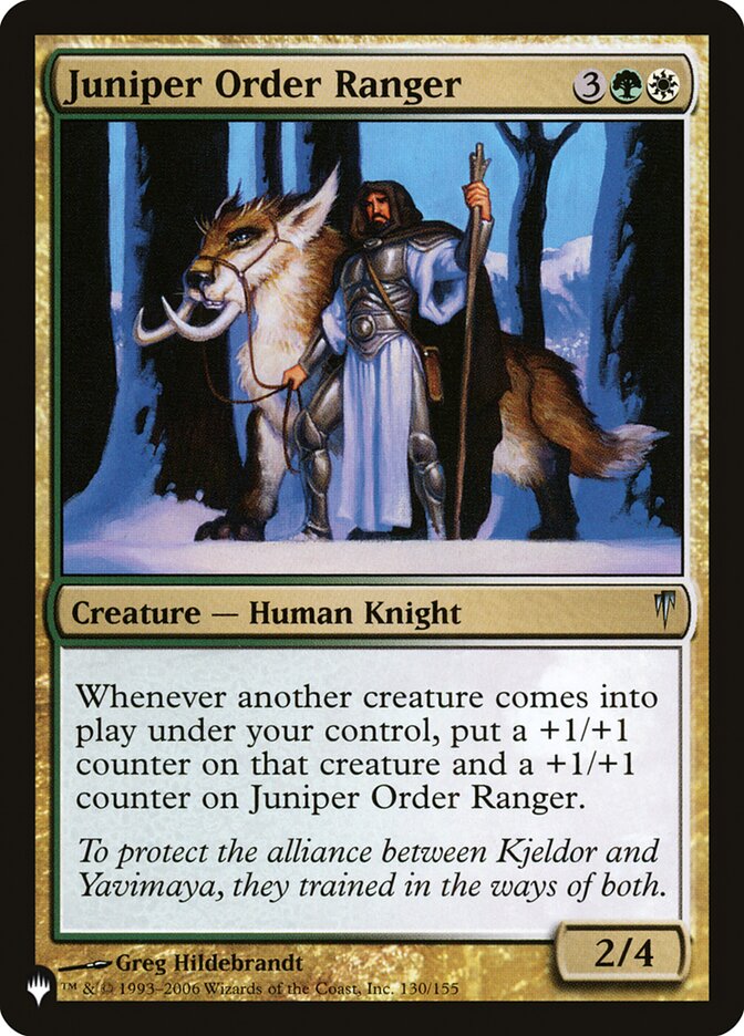 Juniper Order Ranger - The List (PLST)