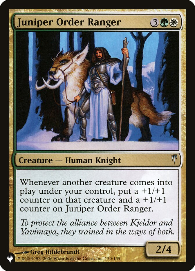 Juniper Order Ranger (CSP-130) - The List (PLST)