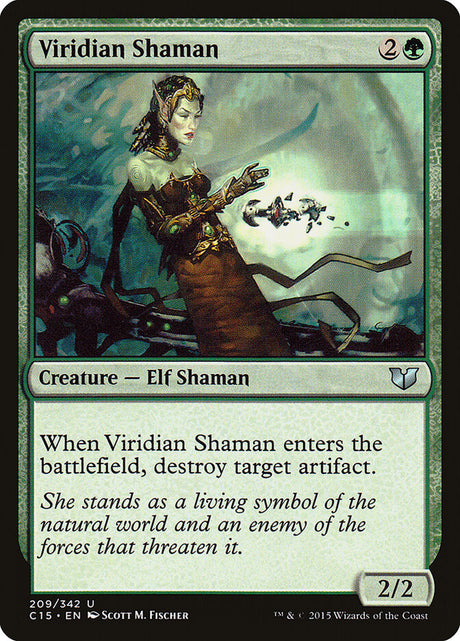 Viridian Shaman (209) - Commander 2015 (C15)