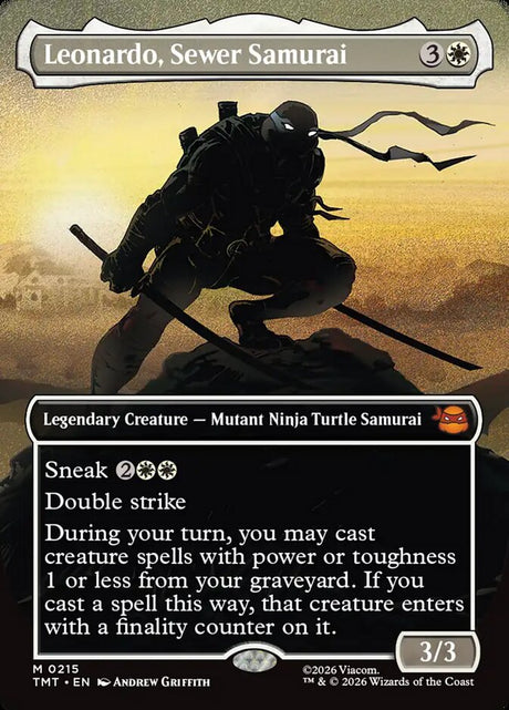 Leonardo, Sewer Samurai (215) - Teenage Mutant Ninja Turtles (TMT)
