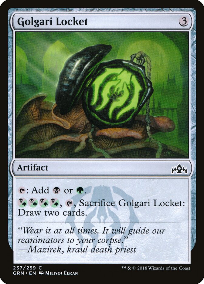 Golgari Locket (237) - Guilds of Ravnica (GRN)