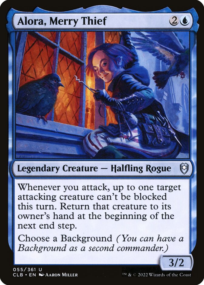 Alora, Merry Thief (55) - Commander Legends: Battle for Baldur's Gate (CLB)