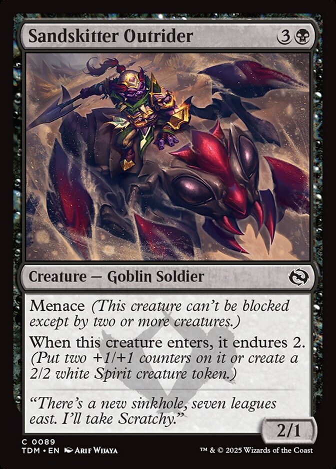 Sandskitter Outrider (89) - Tarkir: Dragonstorm (TDM)