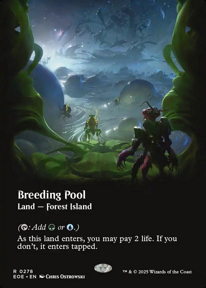 Breeding Pool (278) - [Foil, Extended Art] Edge of Eternities (EOE)