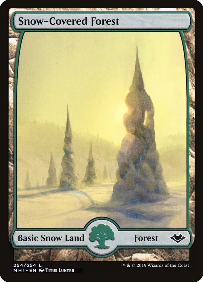 Snow-Covered Forest (254) - Modern Horizons (MH1)