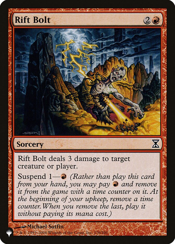 Rift Bolt (TSP-176) - The List (PLST)