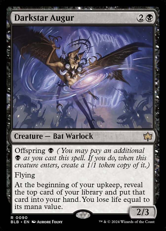 Darkstar Augur (90) - Bloomburrow (BLB)