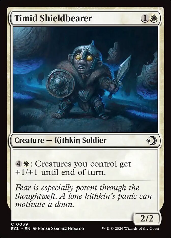 Timid Shieldbearer (39) - Lorwyn Eclipsed (ECL)