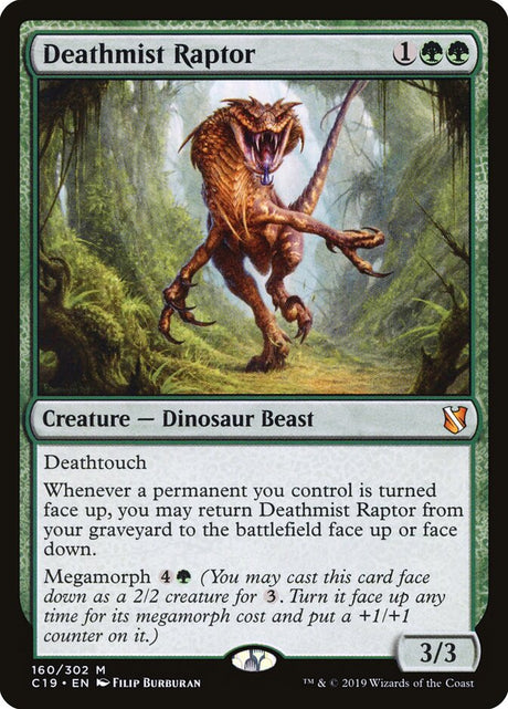 Deathmist Raptor (160) - Commander 2019 (C19)