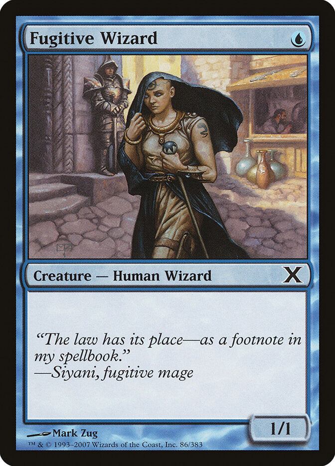 Fugitive Wizard (86) - Tenth Edition (10E)