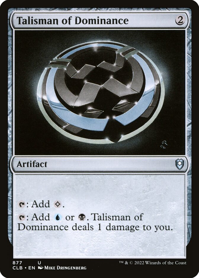 Talisman of Dominance (877) - Commander Legends: Battle for Baldur's Gate (CLB)