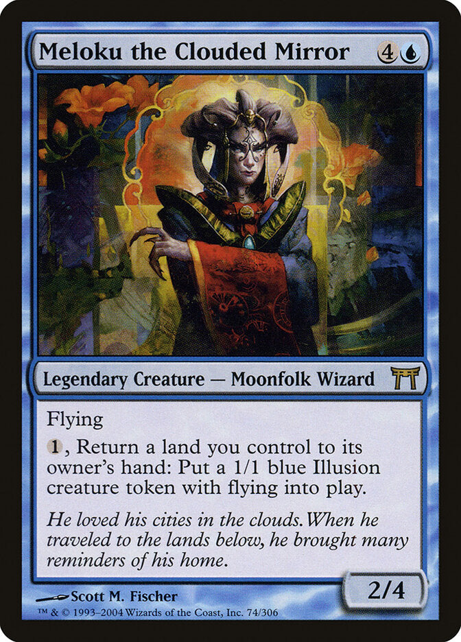 Meloku the Clouded Mirror (74) - Champions of Kamigawa (CHK)