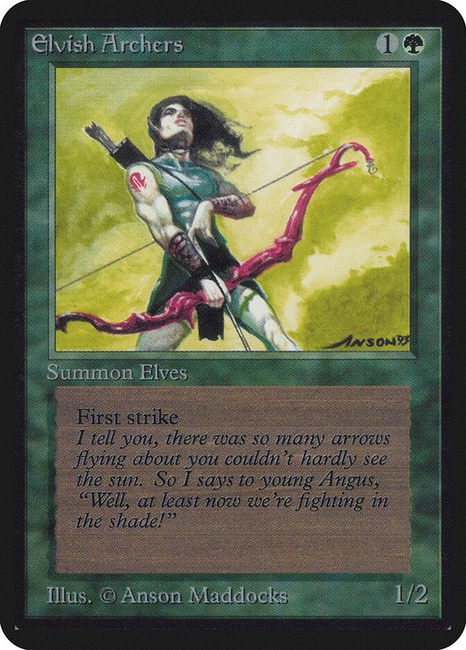 Elvish Archers (191) - Limited Edition Alpha (LEA)