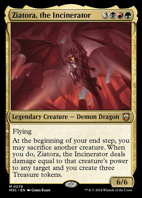 Ziatora, the Incinerator (279) - Modern Horizons 3 Commander (M3C)