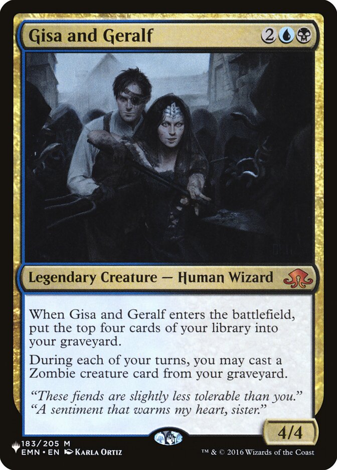 Gisa and Geralf - The List (PLST)