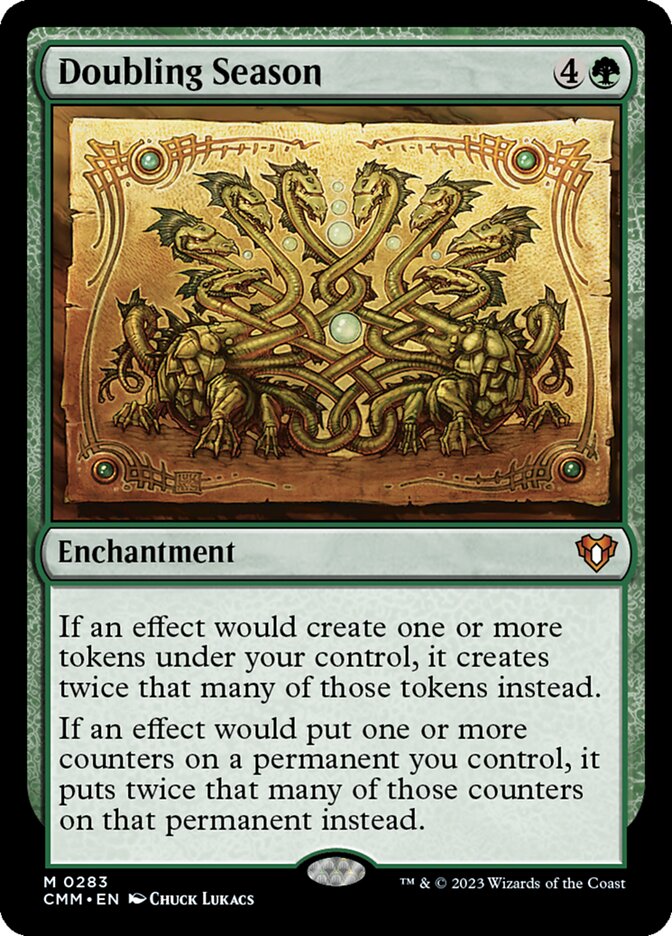 Doubling Season (283) - Commander Masters (CMM)