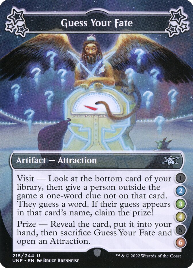 Guess Your Fate (215a) - Unfinity (UNF)