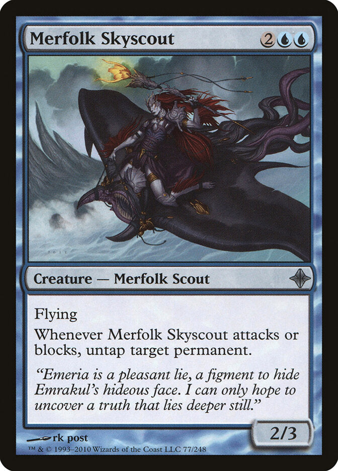 Merfolk Skyscout (77) - Rise of the Eldrazi (ROE)