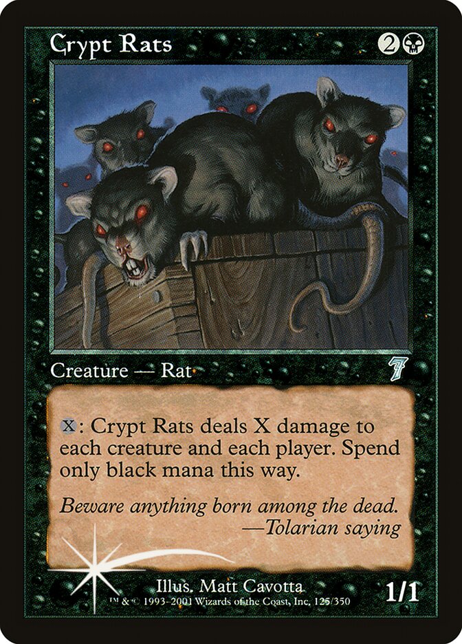 Crypt Rats (125) - Seventh Edition (7ED)