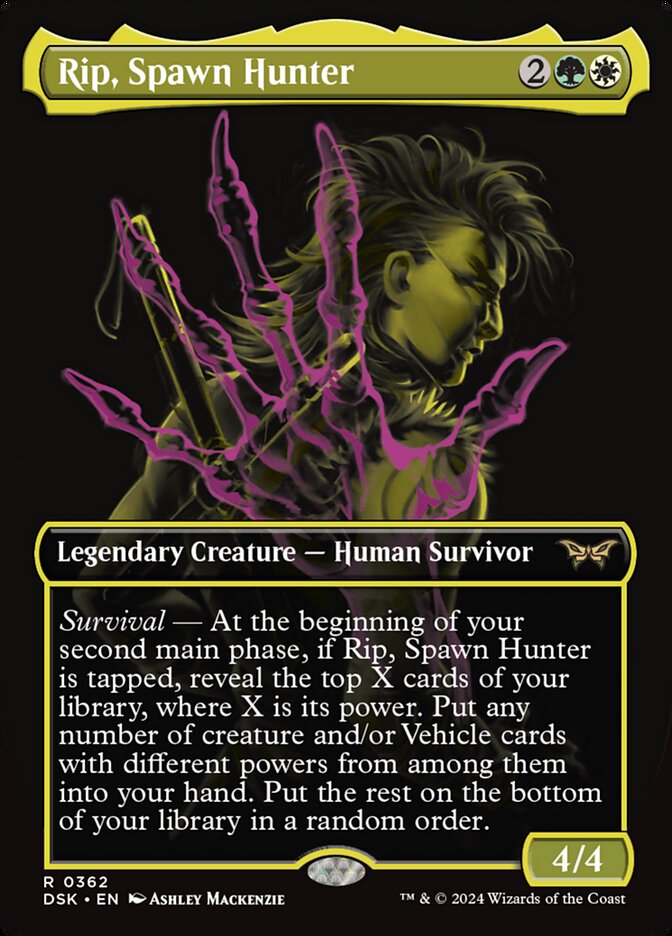 Rip, Spawn Hunter - [Foil, Double Exposure] Duskmourn: House of Horror (DSK)