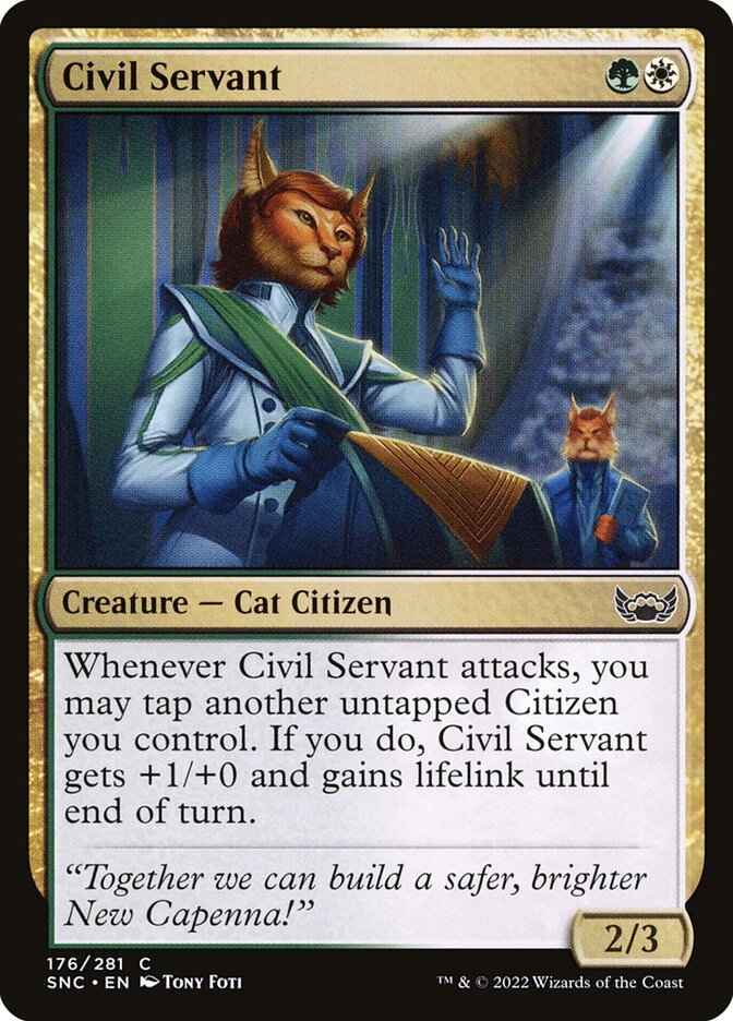 Civil Servant (176) - Streets of New Capenna (SNC)