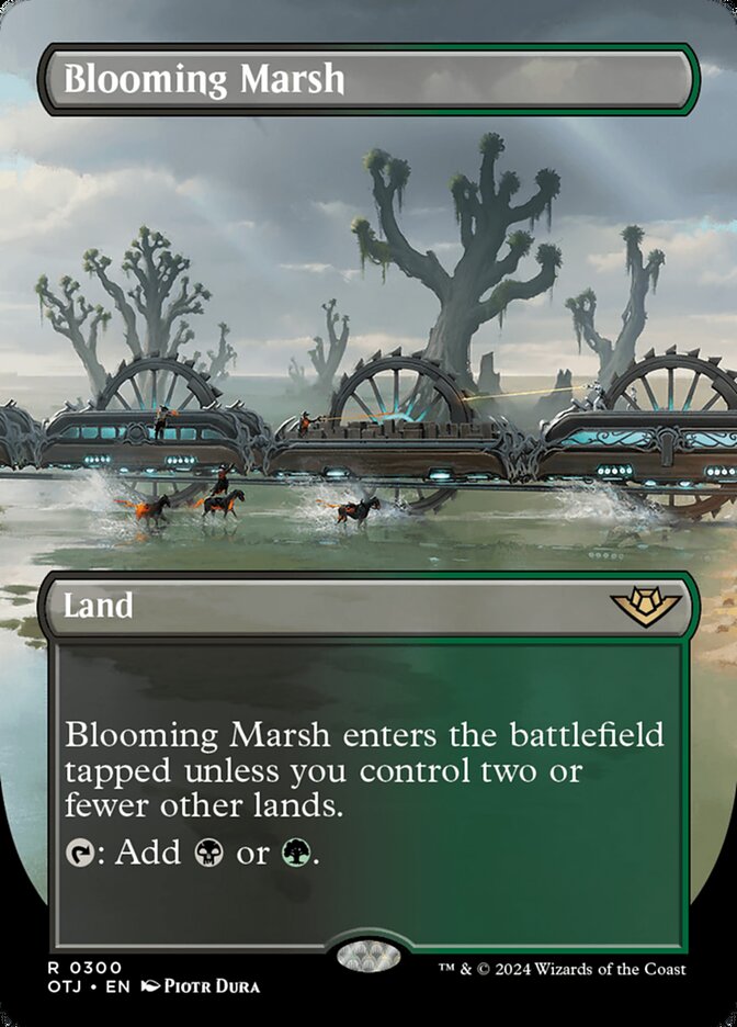 Blooming Marsh - [Foil, Borderless] Outlaws of Thunder Junction (OTJ)