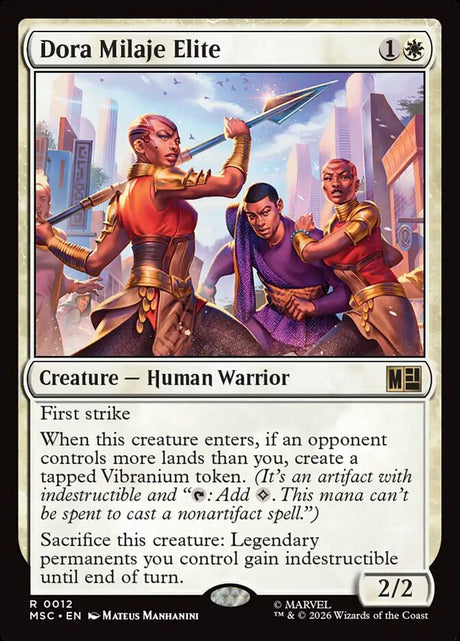 Dora Milaje Elite (12) - Marvel Super Heroes Commander (MSC)