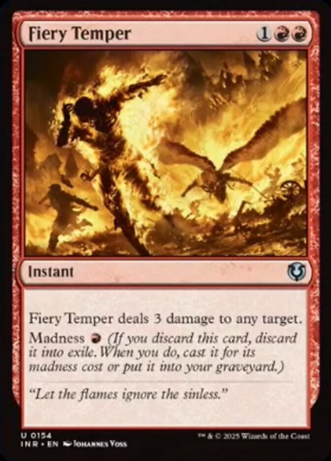 Fiery Temper - Innistrad Remastered (INR)