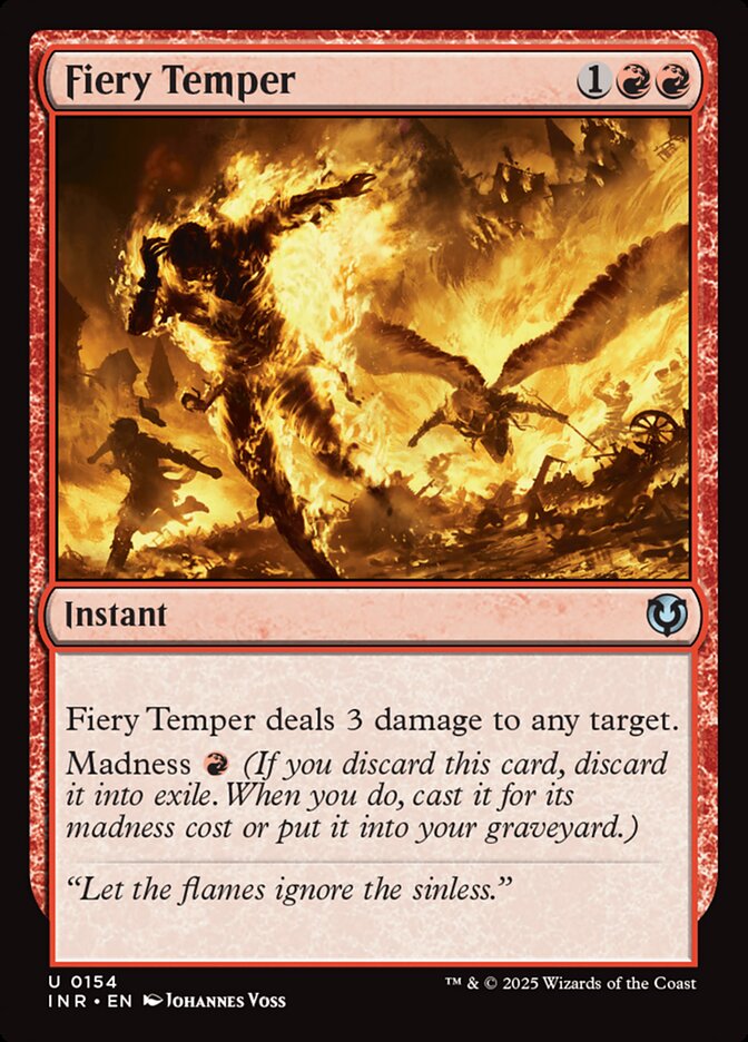 Fiery Temper (154) - Innistrad Remastered (INR)