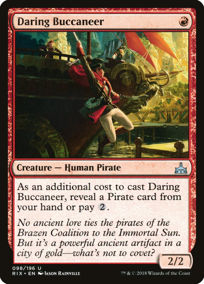 Daring Buccaneer (98) - Rivals of Ixalan (RIX)