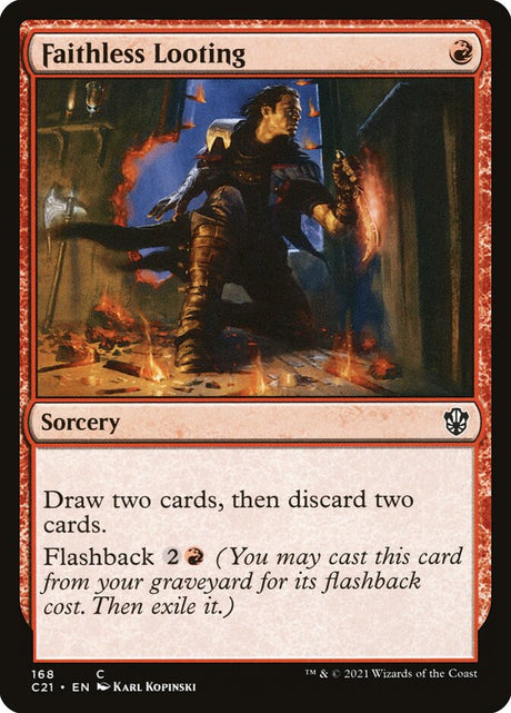Faithless Looting (168) - Commander 2021 (C21)