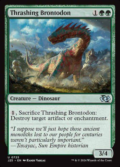 Thrashing Brontodon (725) - Foundations Jumpstart (J25)