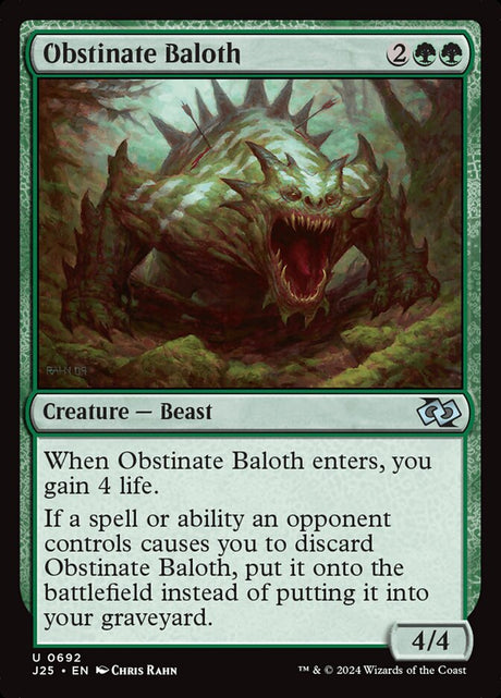 Obstinate Baloth (692) - Foundations Jumpstart (J25)