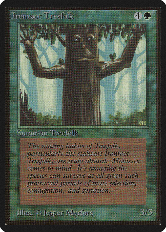 Ironroot Treefolk (204) - Limited Edition Beta (LEB)