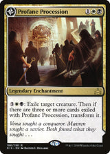 Profane Procession // Tomb of the Dusk Rose (166) - Rivals of Ixalan (RIX)