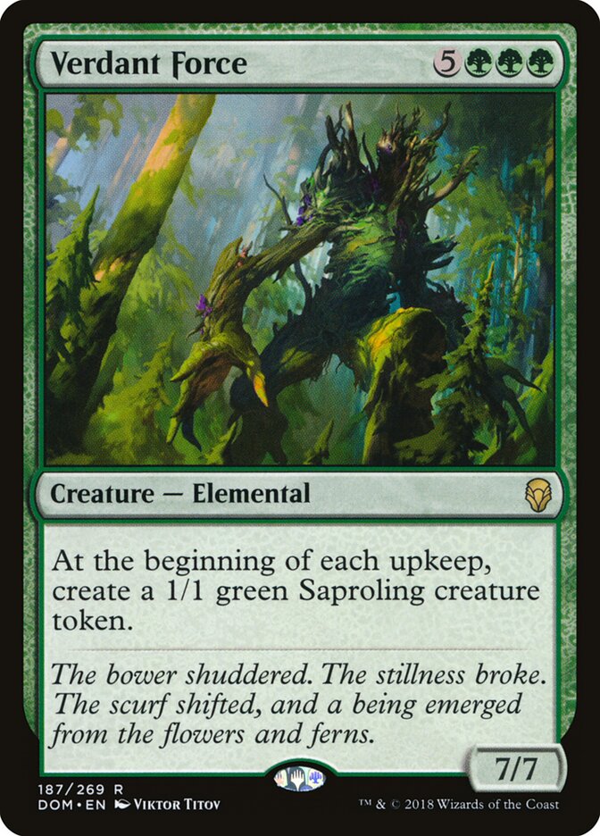 Verdant Force (187) - Dominaria (DOM)