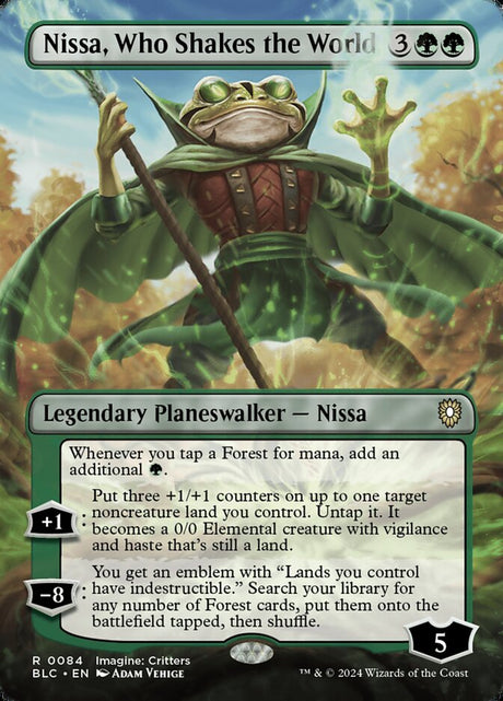 Nissa, Who Shakes the World (84) - Bloomburrow Commander (BLC)