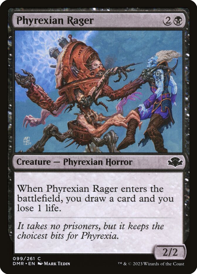 Phyrexian Rager (99) - Dominaria Remastered (DMR)