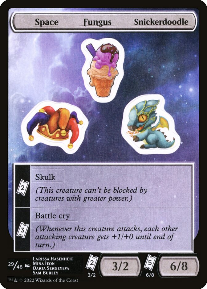 Space Fungus Snickerdoodle (29) - Unfinity Sticker Sheets (SUNF)