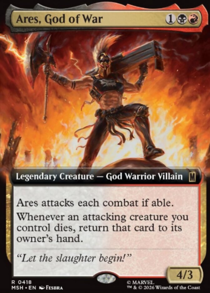 Ares, God of War (418) - Marvel Super Heroes (MSH)
