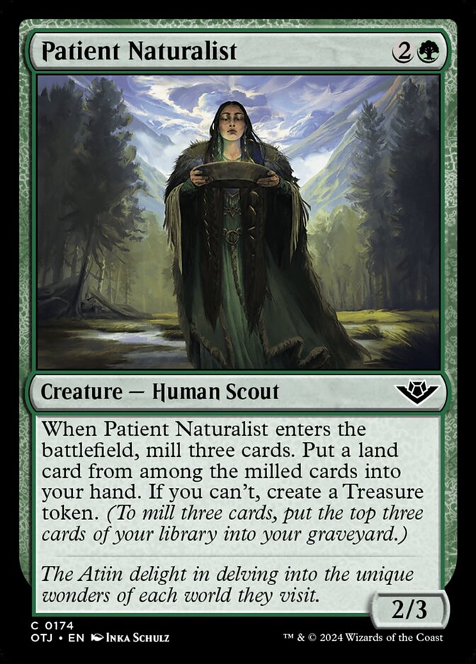 Patient Naturalist - [Foil] Outlaws of Thunder Junction (OTJ)