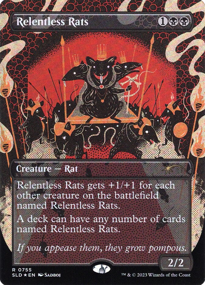 Relentless Rats (755) - Secret Lair Drop (SLD)