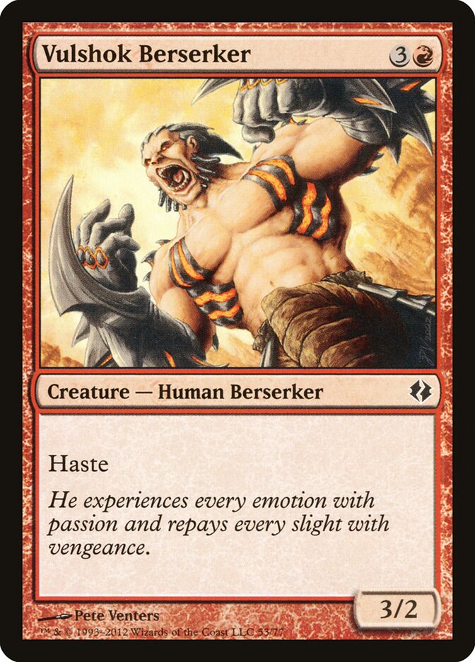 Vulshok Berserker (53) - Duel Decks: Venser vs. Koth (DDI)