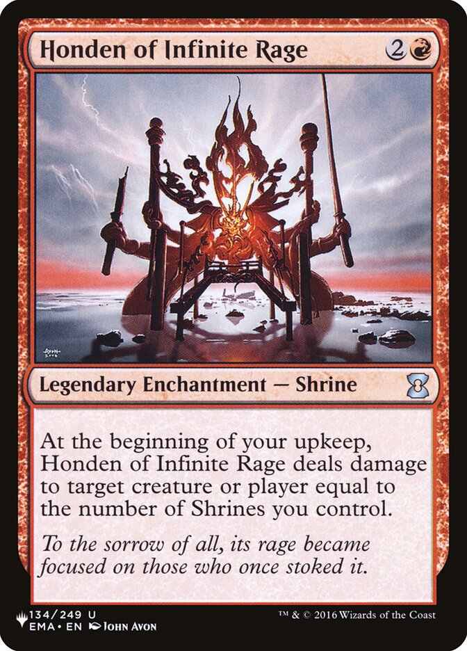 Honden of Infinite Rage - The List (PLST)