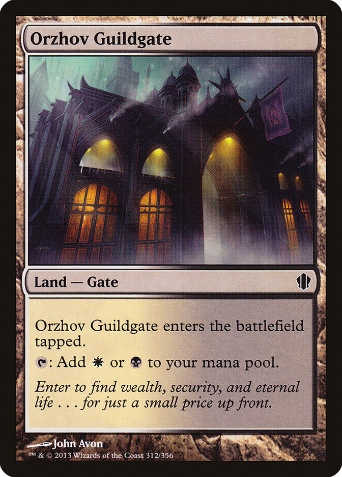 Orzhov Guildgate (312) - Commander 2013 (C13)
